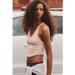 Free People All Clear Jacquard Tank